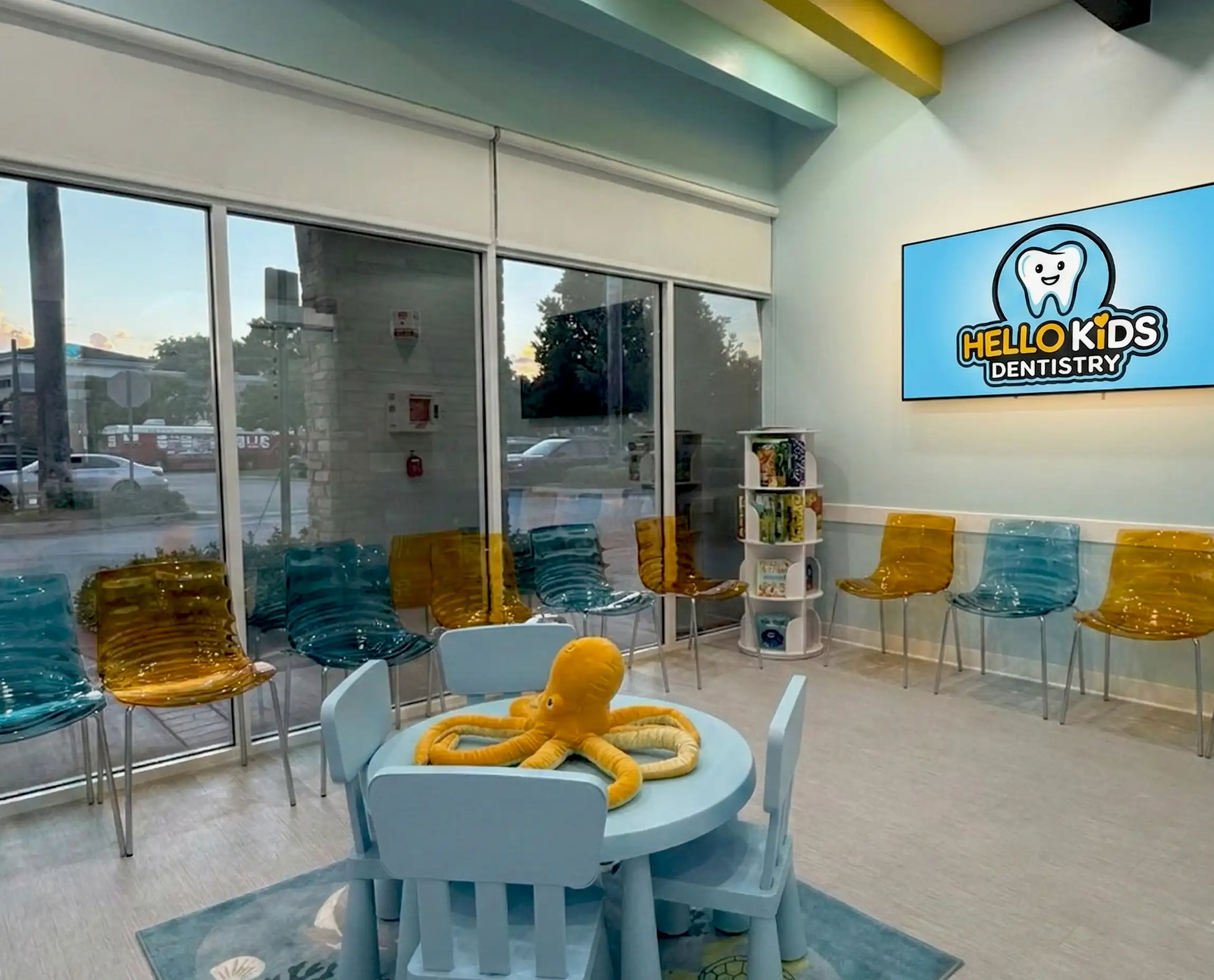 Sala de espera Hello Kids Dentistry